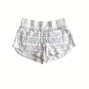 Athleta Cabo Beachside Shorts- Linen Striped Shorts- Womens Size 4